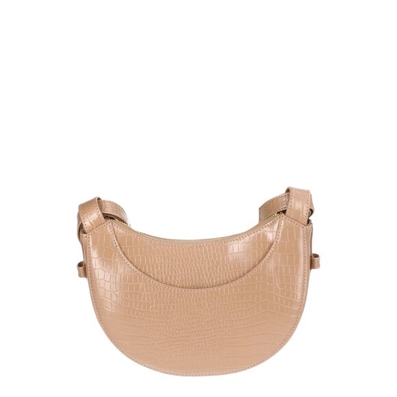 Time and Tru Women's Olivia Crossbody, Mocha Spanish, 10” W x 9” H x 3” D, - Picture 2 of 4